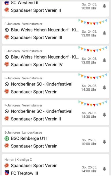 SSV-Spiele am 24./25.05.2025